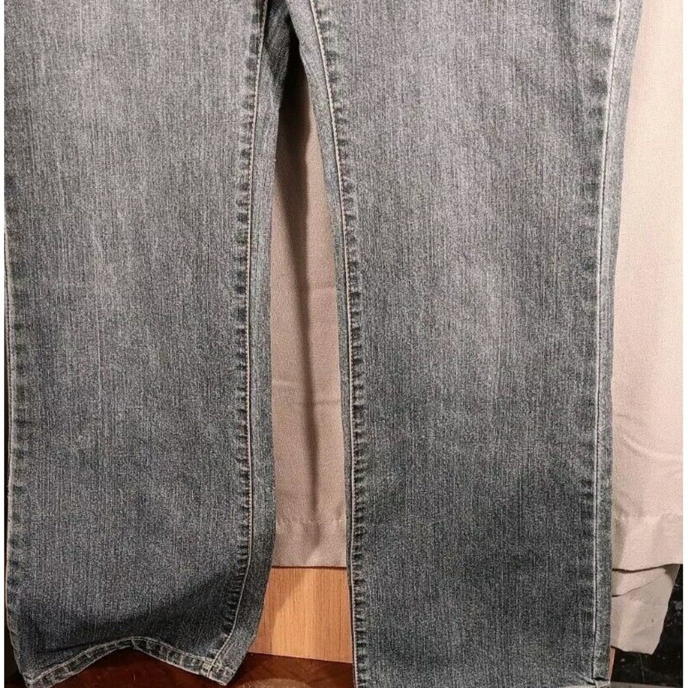 Additions By Chico's Womans Jeans Size 1.5 Medium Blue Straight Leg Mid Rise - Picture 2 of 8
